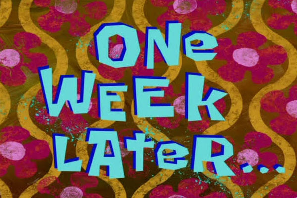 One Week Later
